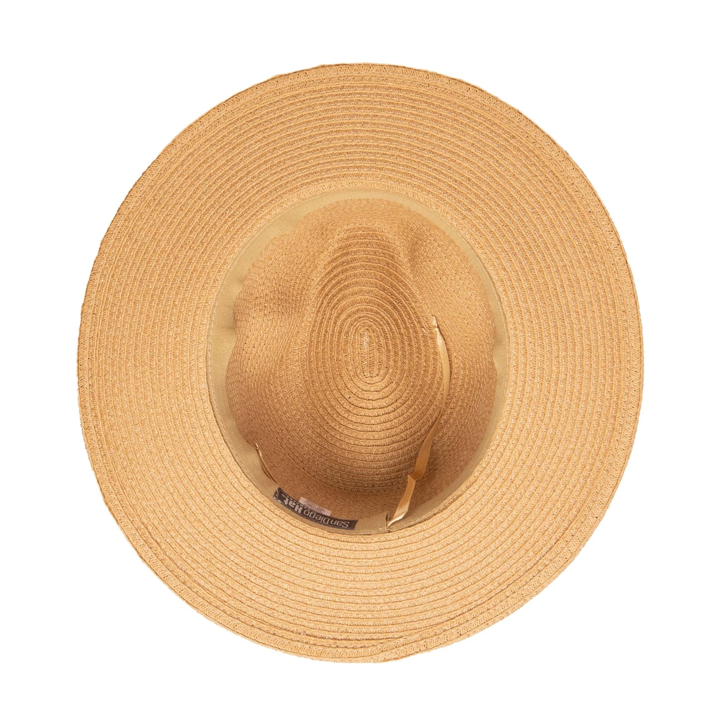 San Diego Hat Women's Water Repellent Fedora with Tie-Tobacco