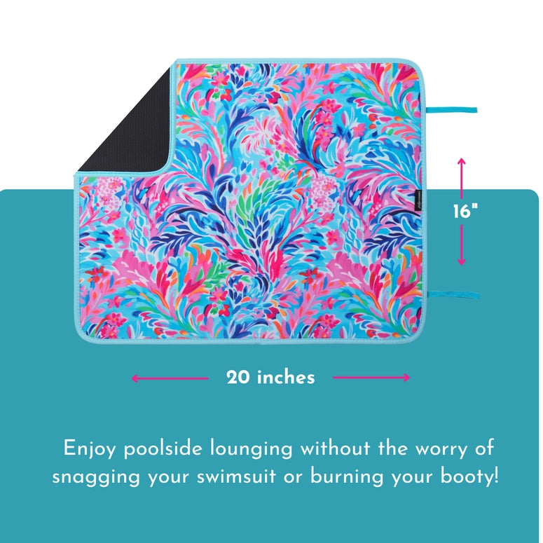 Neoprene Poolside Seating Mats-Flamingo Floats