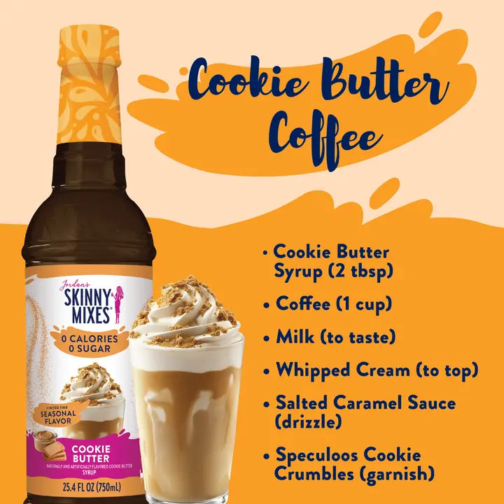 Jordan's Skinny Mixes Sugar Free Cookie Butter Syrup