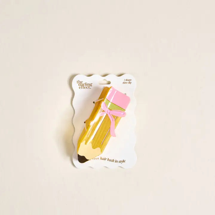 The Darling Effect Shape Up Claw Clip–Pencil Me in