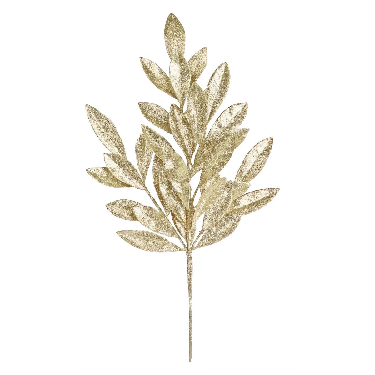 Select Artificials, Inc. Glitter Bay Leaf Spray
