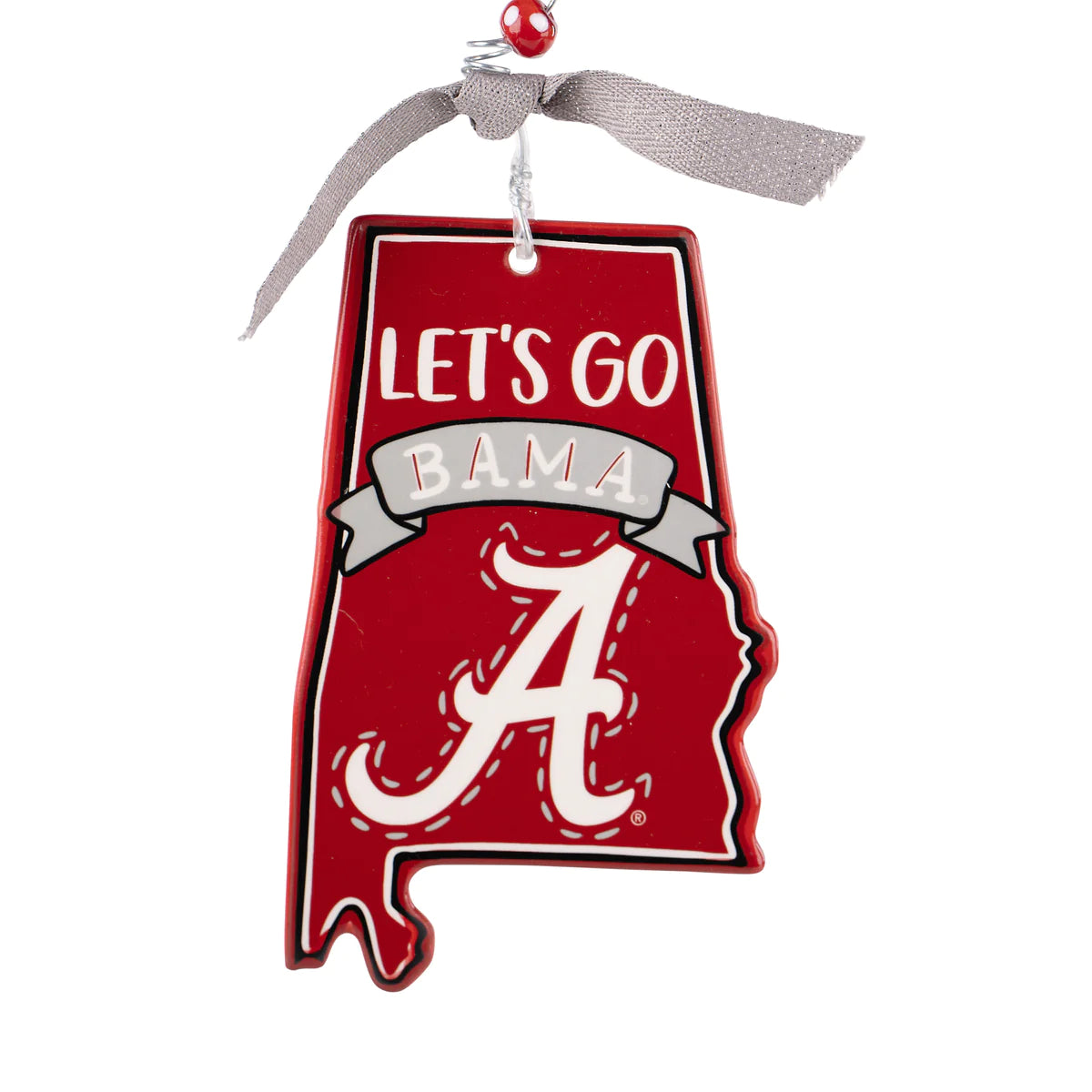 Glory Haus Let's Go Flat Collegiate Ornament