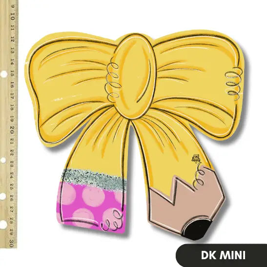DK Designs Pencil Bow Mini