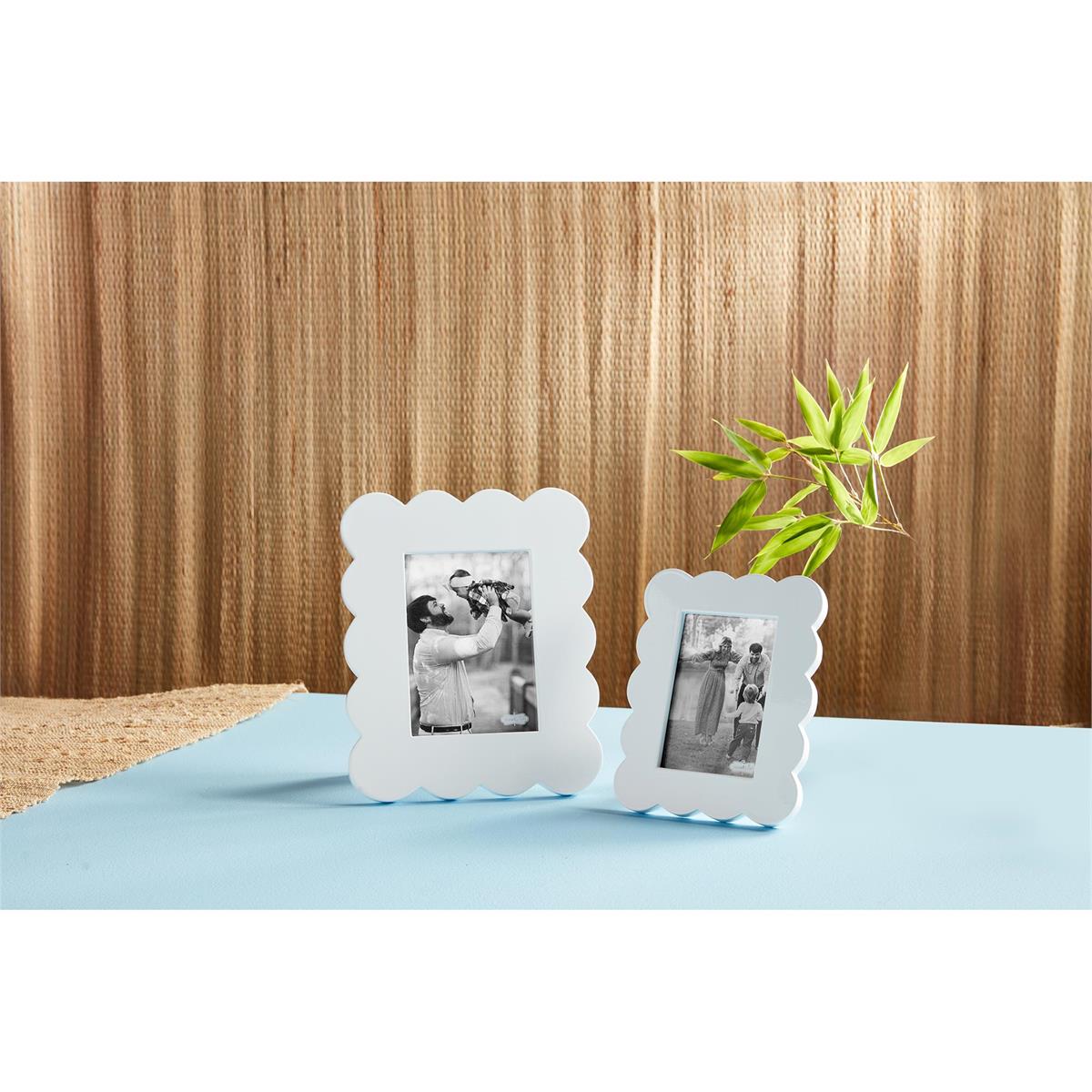 MUD PIE SCALLOP LACQUER FRAMES