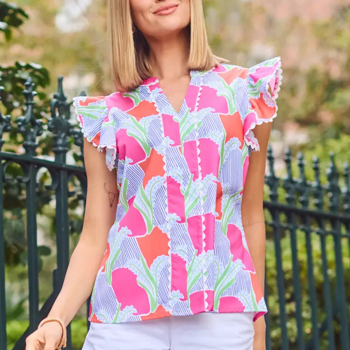 Mary Square Top Kira Color Me Sweet Coral