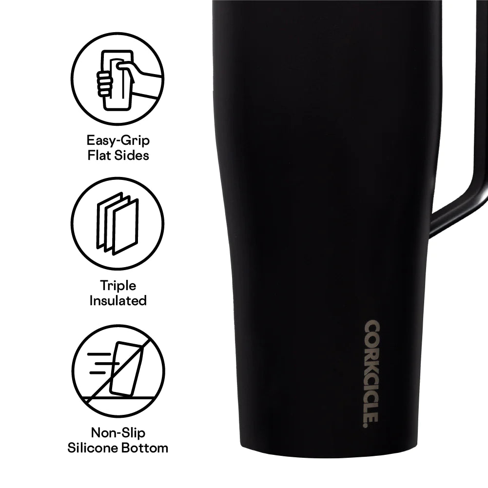 COLD CUP XL INSULATED TUMBLER WITH HANDLE-CORKCICLE