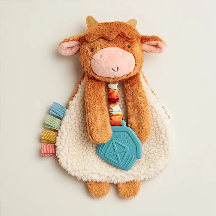 Itzy Ritzy Highland Cow Itzy Friends Lovey™ Plush