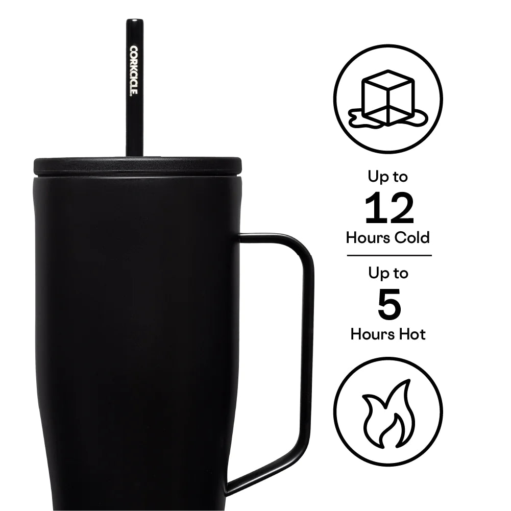 COLD CUP XL INSULATED TUMBLER WITH HANDLE-CORKCICLE