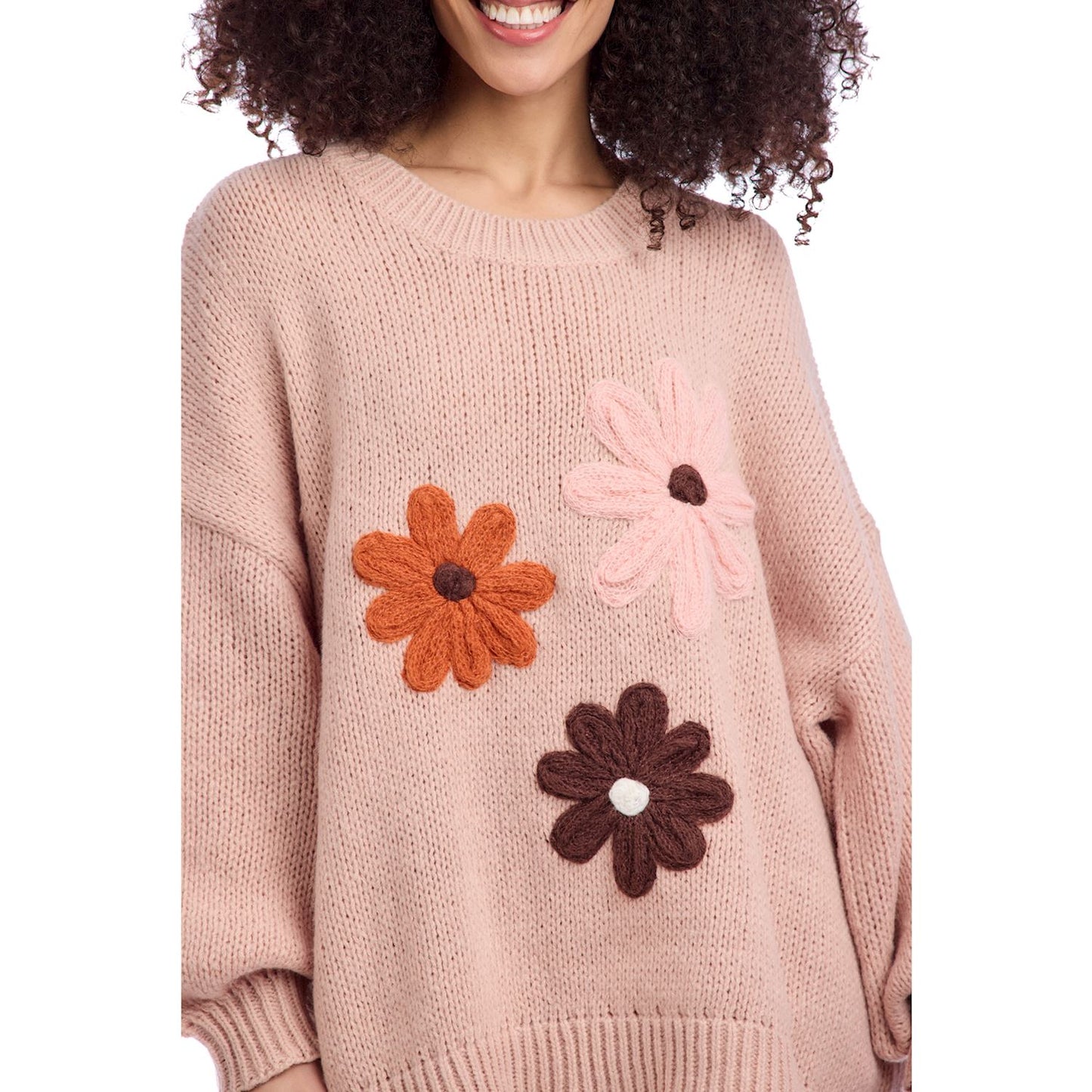 MUD PIE FARLEY FLORAL SWEATER
