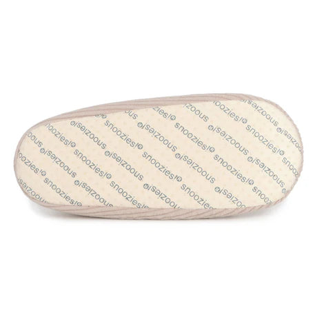 Snoozies! Womens Solid Corduroy Slipper With Memory Foam Sole Smoke Grey