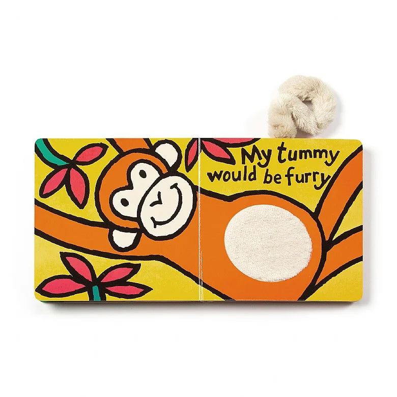 Jellycat If I Were A Monkey Book H6" X W6"