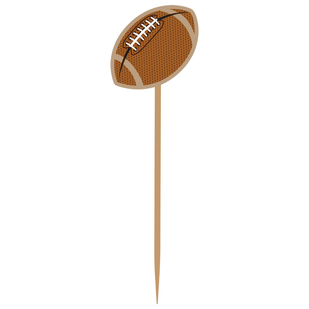 Sophistiplate Tailgate Football Large Cocktail Picks/30pk