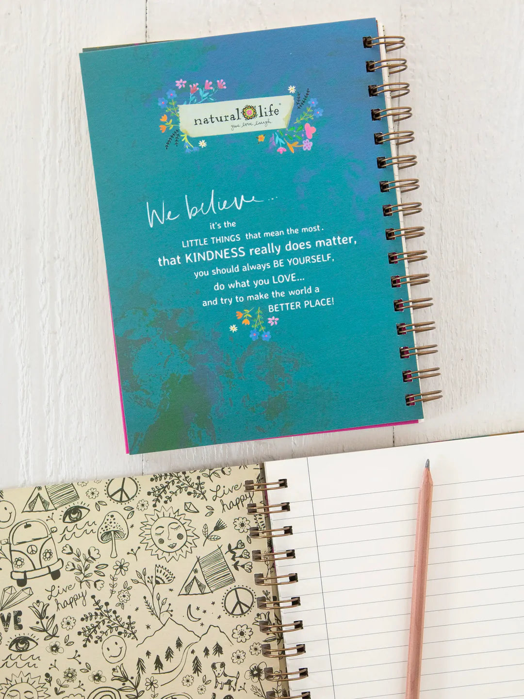 Natural Life Spiral Notebook-Thank God For Girlfriends