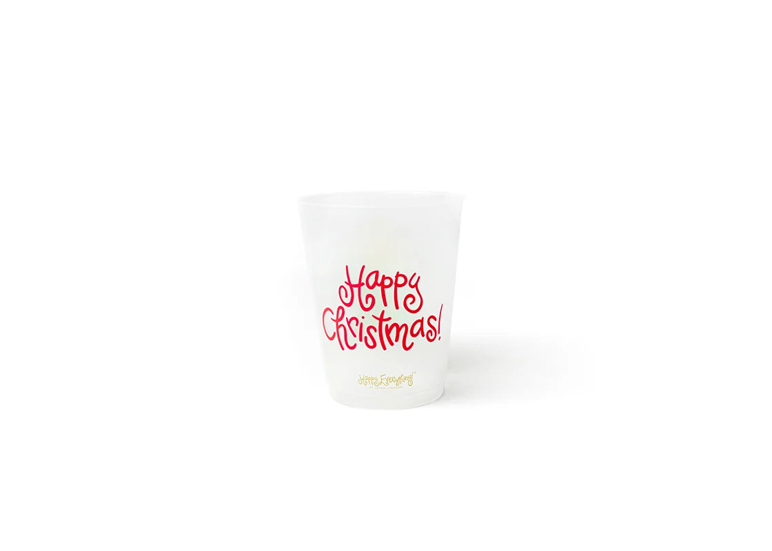 HAPPY EVERYTHING! TREE FROSTED CUPS SET OF 10