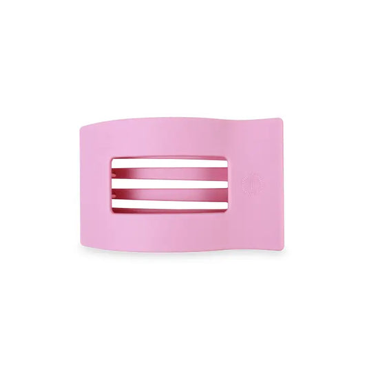 Teleties Flat Rectangle Hair Clip | Small | Merry Pinkmas