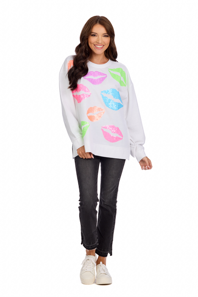 MUD PIE LOVE SPARKLE SWEATSHIRT
