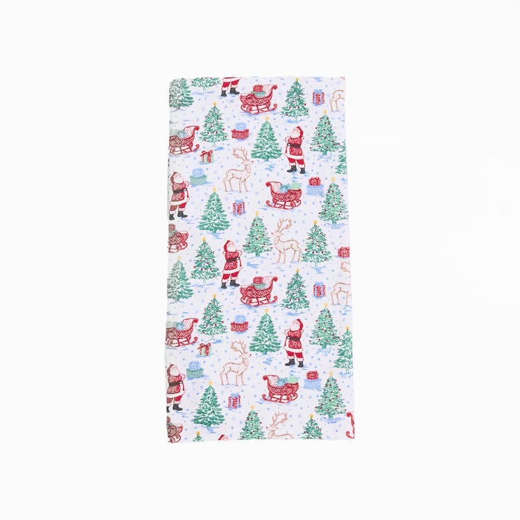 MARY SQUARE Tea Towel Tidings & Toile Pattern