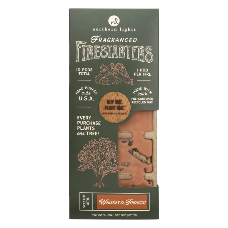 Northern Lights Firestarters-Whiskey & Tobacco