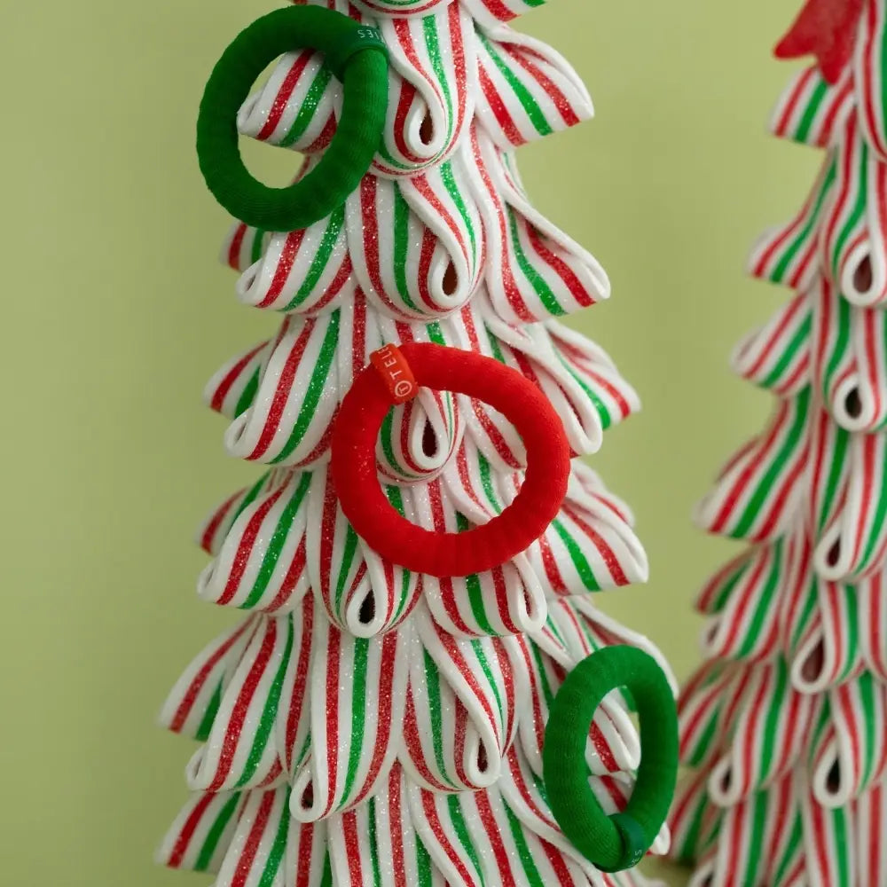 Teleties Jolly & Bright | Large | Nylon Hair Ties