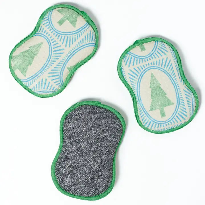 Once Again Home Co. Re:Usable Sponges (Set of 3) - Marie Le Moal Winter Grove