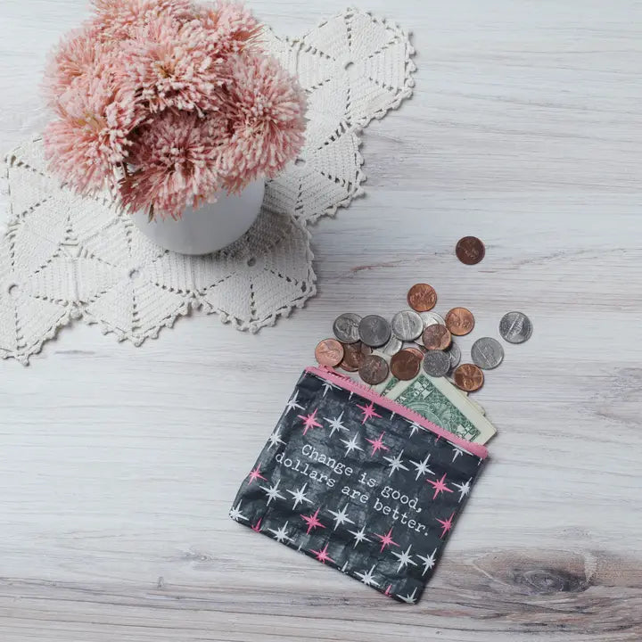 Primitives by Kathy Change Is Good Zipper Wallet