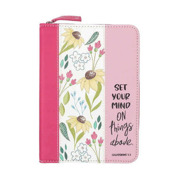 Divine Details: Zippered Journal - Set Your Mind On Things Above