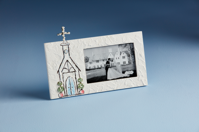MUD PIE PAINTED CHURCH FRAME
