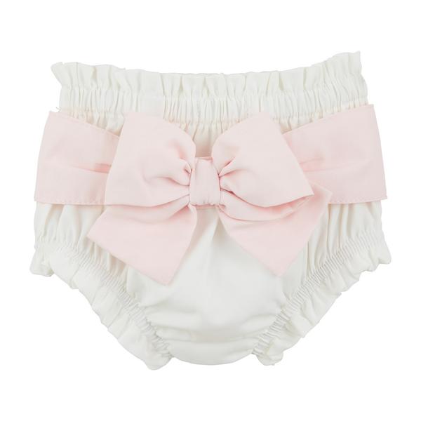 MUD PIE WHITE DIAPER COVER