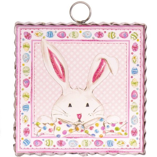 The Round Top Collection Bowtie Bunny Print