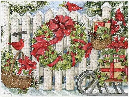 LANG Christmas Fence Puzzles - 500 Pc