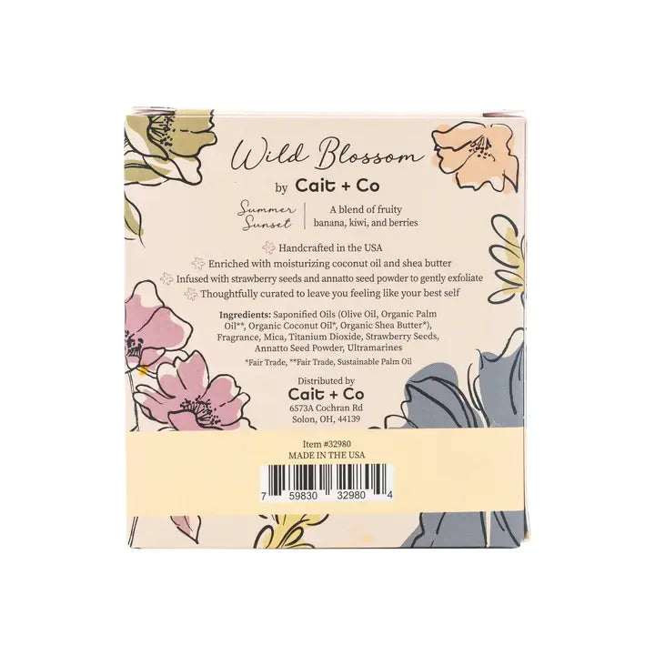 Cait + Co Wild Blossom Soap No. 11 - Summer Sunset