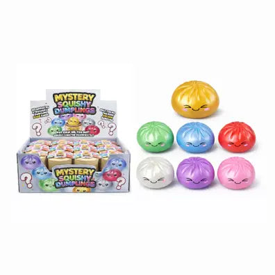 4" Mystery Squishy Dumpling-Metallic Colors
