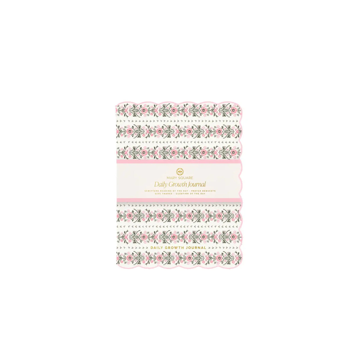 Mary Square Daily Growth Journal | Garden Row Pink