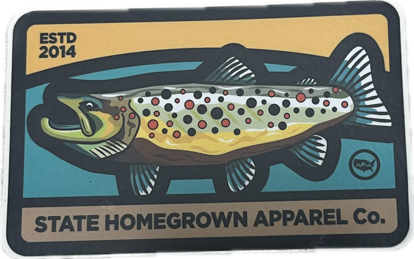State Homegrown Apparel Co. Trout Decal