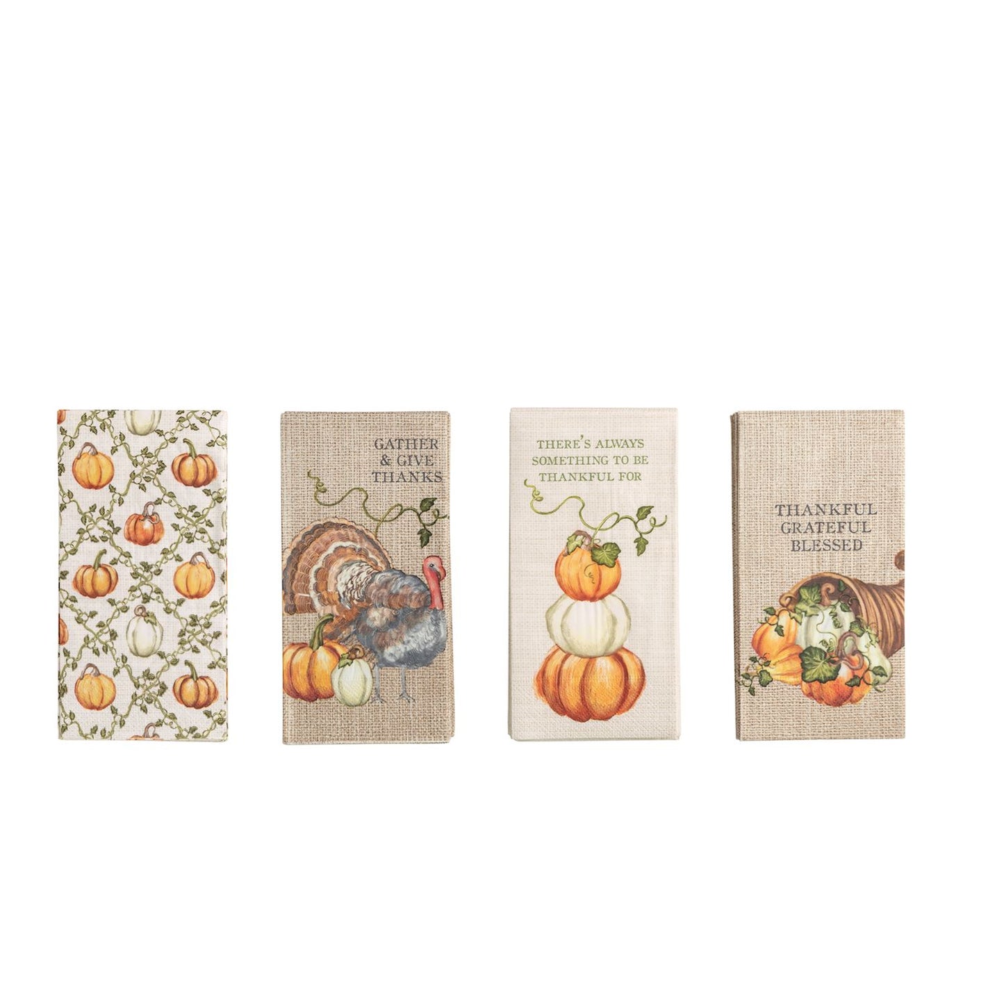 MUD PIE GATHER POWDER ROOM NAPKIN SETS