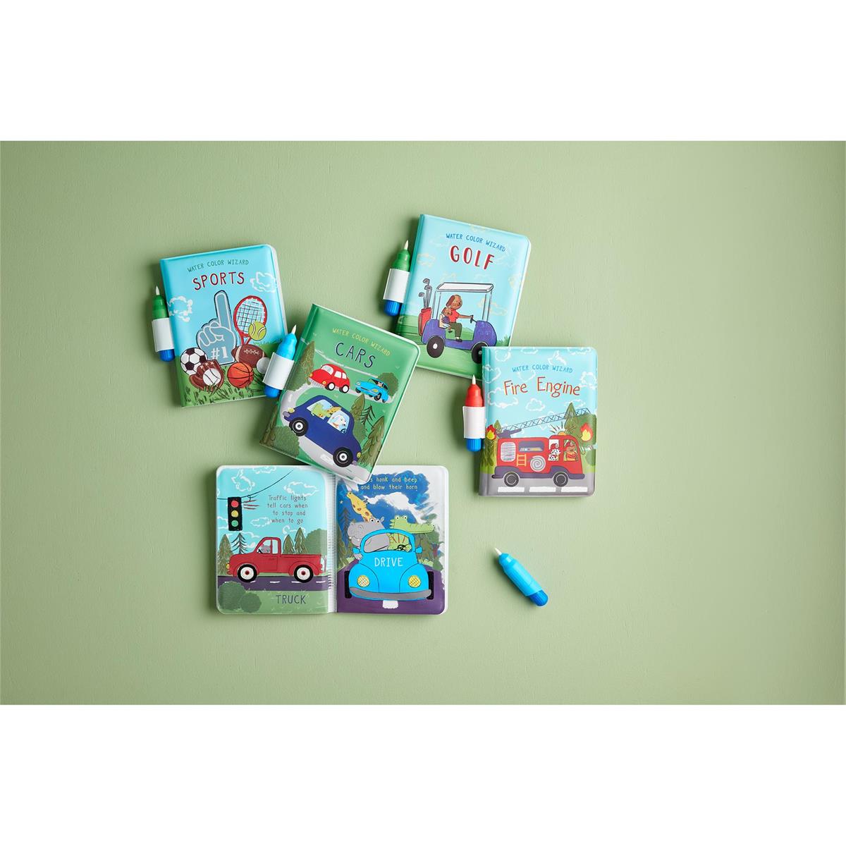 MUD PIE BOY WATER COLORING BOOKS