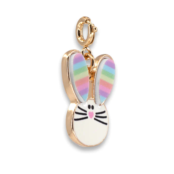 Charm It! Gold Rainbow Bunny Charm