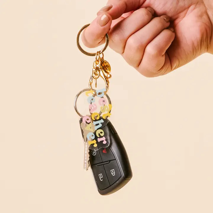 The Darling Effect Acrylic Keychain-Best Teacher Ever