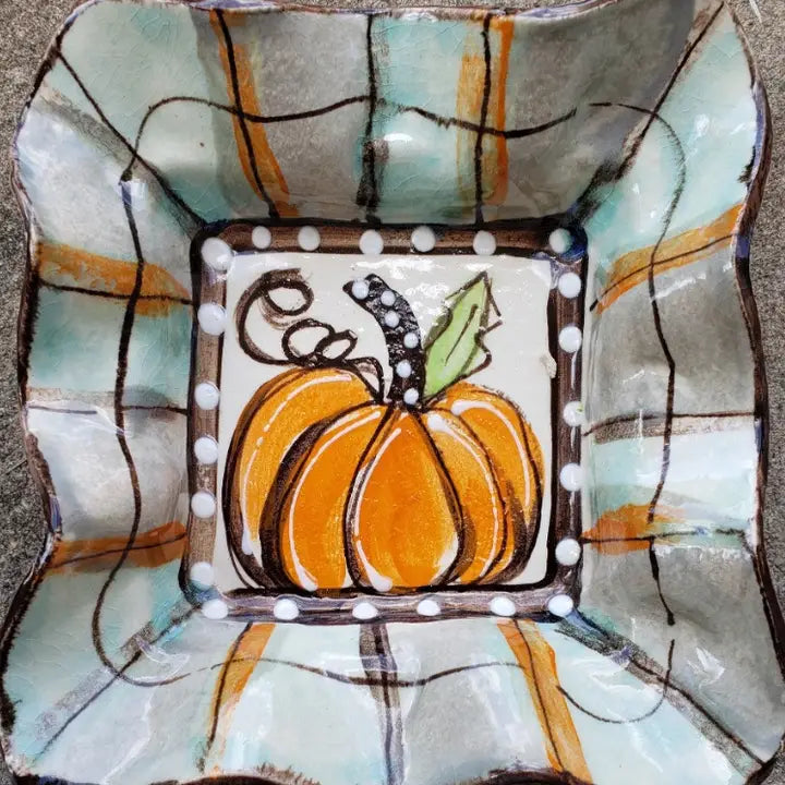 Heartfelt Traditions Condiment Bowl (Fall Pumpkin)