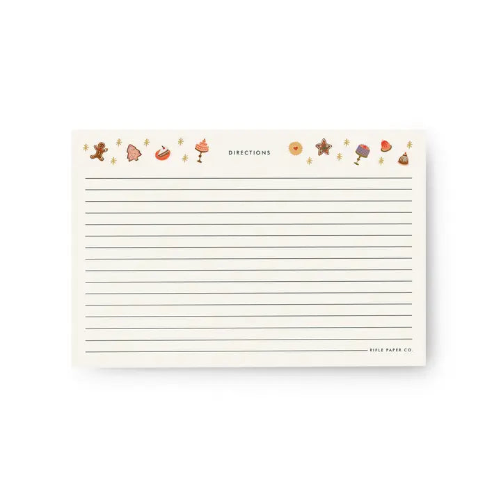 Rifle Paper Co. Pack of 12 Nutcracker Recipe Cards