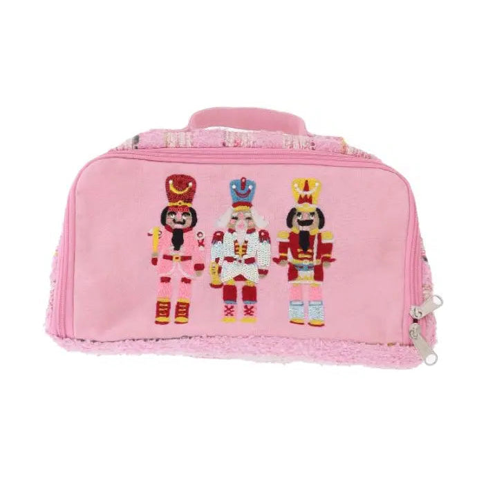 Jane Marie Whimsy Nutcracker Embroidered Zipper Pouch