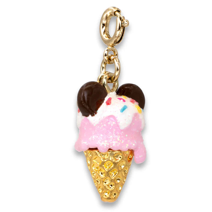 Charm It! Gold Mickey Ice Cream Charm