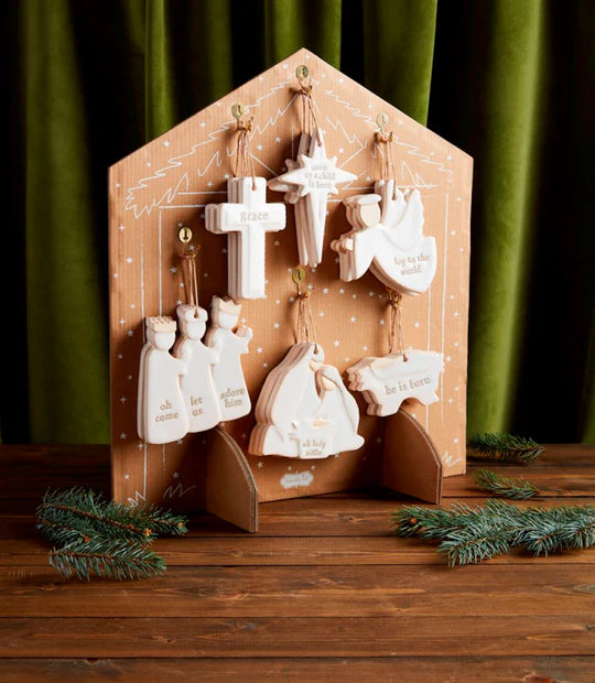 Mud Pie Nativity Ornaments