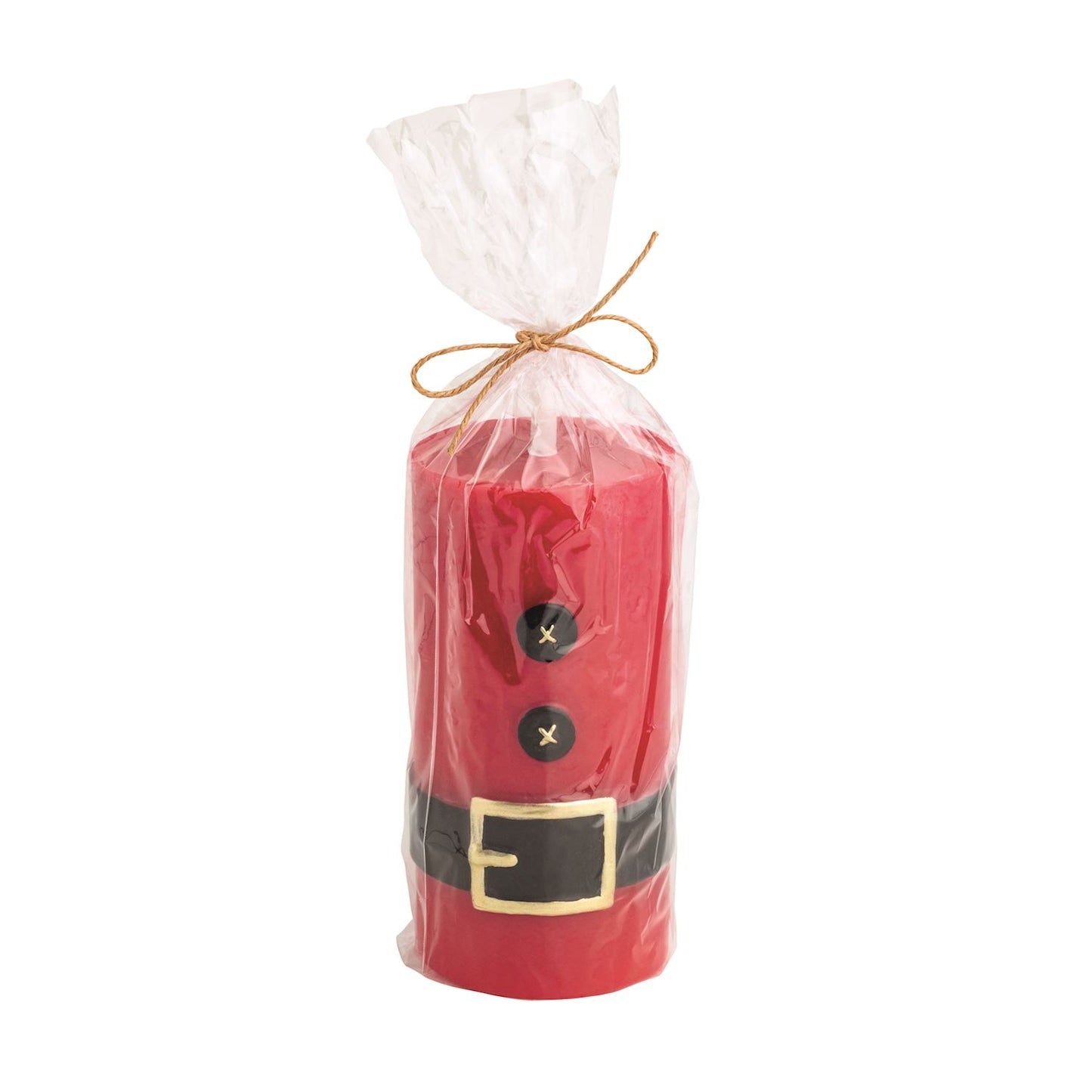 MUD PIE LARGE SANTA FLAMELESS PILLAR