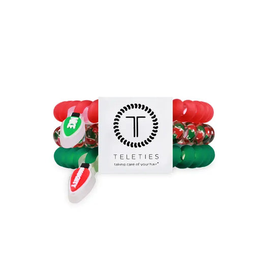 Teleties Spiral Hair Coils | Small | Naughty or Nice Hair Ties