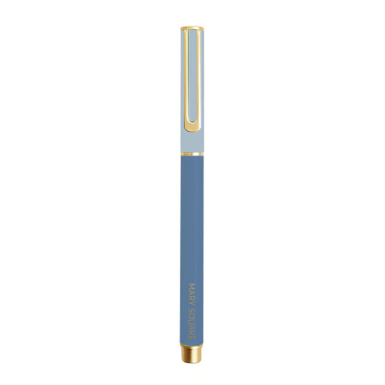 MARY SQUARE Pen Snap Cap Pen Cornflower