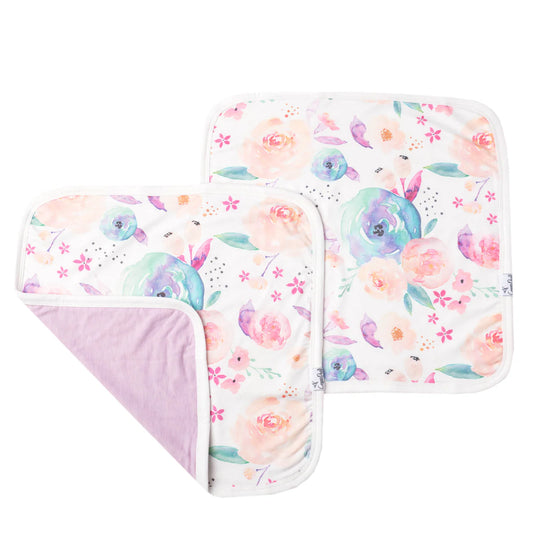 Copper Pearl Bloom Three-Layer Security Blanket Set