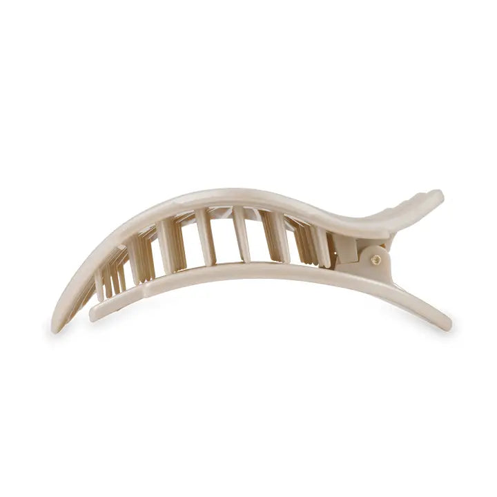 Teleties Shimmering Shell | Large | Flat Hair Clip