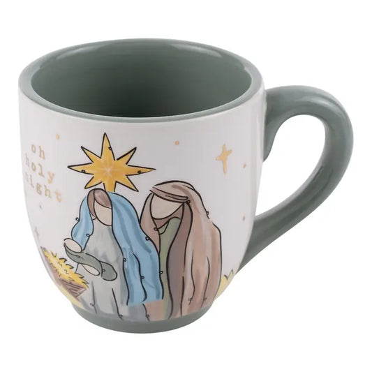 Glory Haus Neutral Oh Holy Night Animals Mug