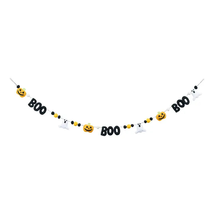 Glory Haus Boo Pumpkin Ghosts Banner